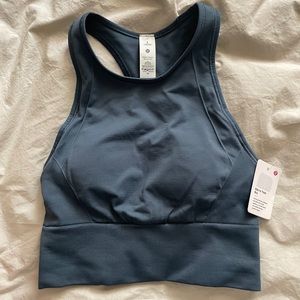 Ebb to train bra iron blue size 2